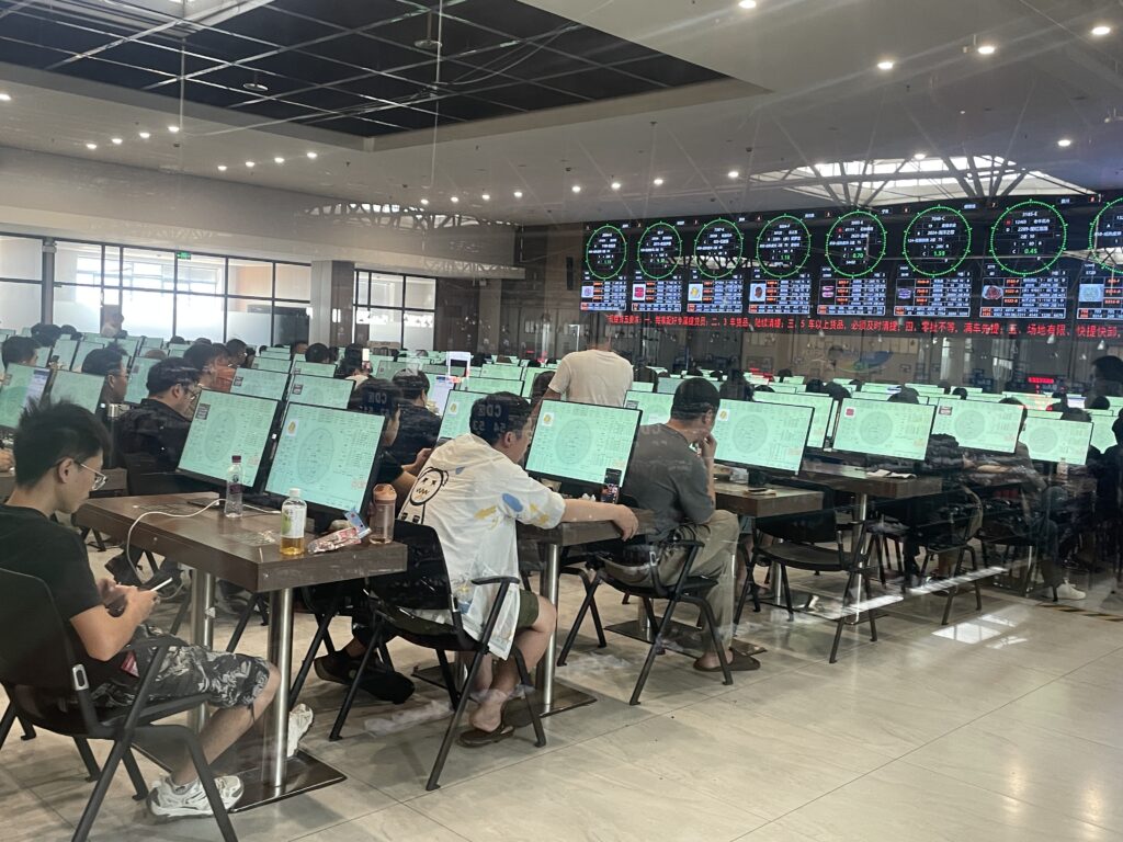 Кунмин в Китай цветния пазар