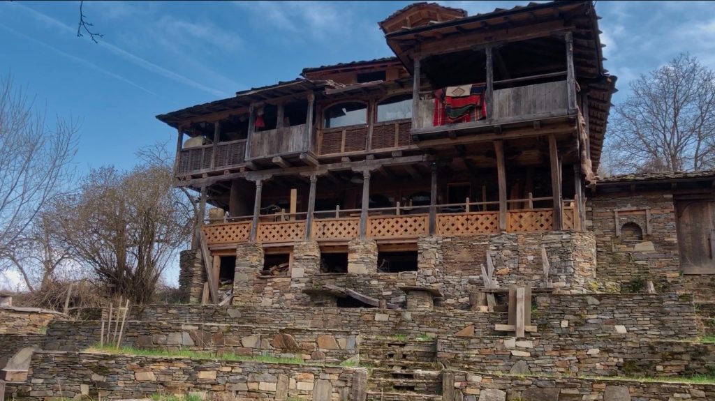 Open-air amphitheater in Dolen village, Rhodopes