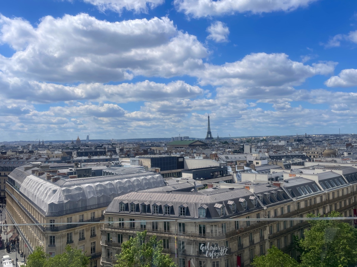 Грешки в Париж - гледка от galleries la Fayette